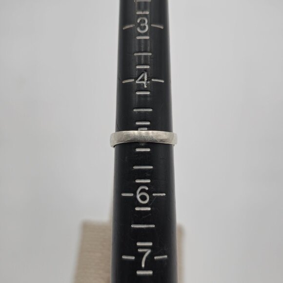 Size 5 Sterling Silver Rose In Hands Band Ring A3277 - Picture 6 of 8